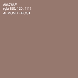 #96786F - Almond Frost Color Image
